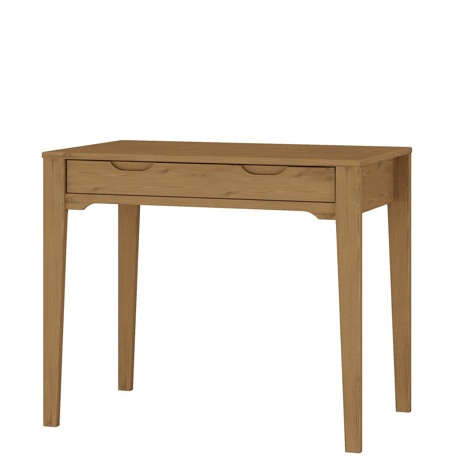 Escrivaninha 91cm 1 Gaveta Quebec Madeira Maciça Espresso Móveis - 4