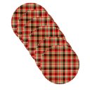 Ver imagem 2 de Kit Sousplat Natal Xadrez Nsw 6 Peças sem Base