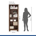 Ver imagem 2 de Estante para Livros Multiuso 5 Prateleiras Flex