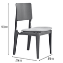 Ver imagem 5 de Conjunto Mesa Oval 180x90cm MDF 8 Cadeira Madeira Maciça Sala Jantar Capri Rustico Linho Bege
