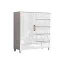 Ver imagem 2 de Cômoda 1.4 Fit c/1 Porta e 4 Gavetas c/Pés Branco S. Andirá