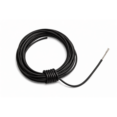 Kit 10mt Cabo Fio Tiaflex Cabinho 0,14mm 26 Preto