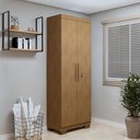 Ver imagem 2 de Armário Multiuso 2 Portas com Chave e 5 Prateleiras Asteca  