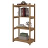 Estante para Livros 4 Prateleiras Quebec Espresso Móveis - 3