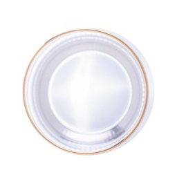 Cj 2 Copos Altos de Vidro com Borda Dourada Lines 400ml - 4