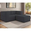 Ver imagem 2 de Sofá Modulado 3 Lugares 154cm Espuma D33 Multimóveis CR45355 Grafite
