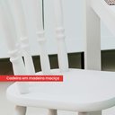 Ver imagem 6 de Cadeira Ditália Madeira Maciça Eucalipto Cor:branco