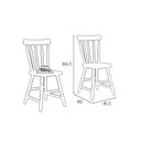 Ver imagem 3 de Cadeira Ditália Madeira Maciça Eucalipto Cor:branco