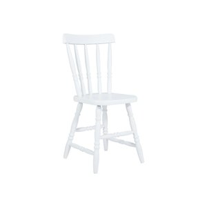 Cadeira Ditália Madeira Maciça Eucalipto Cor:branco