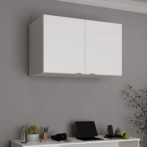 Ponte Planejada 2 Portas Hera CabeCasa MadeiraOriginals Branco/Algodão