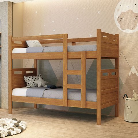 Beliche Jaspe com Escada para Quarto Infantil e Juvenil