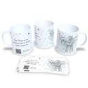 Ver imagem 1 de Caneca de Porcelana Religiosa com Qr Code Orações São Francisco de Assis
