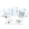 Caneca de Porcelana Religiosa com Qr Code Orações São Francisco de Assis - 1