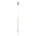 Ver imagem 4 de Lustre Pendente Nordecor Nima 2679 Dourado Fosco Led Bivolt Dourado Fosco 2679