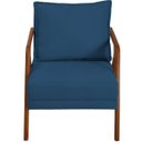 Ver imagem 3 de Kit 2 Poltrona Decorativa para Sala Recepção Consultório Reforçada em Madeira Maciça Shine Suede
