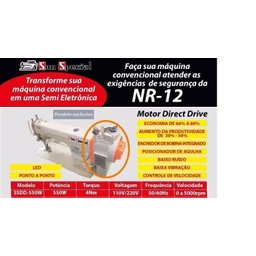 Reta Industrial Siruba Nova +mesa+motor Direc Drive Bivolt - 5