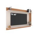 Ver imagem 1 de Painel New York para Tv 65” 2 Puertas J Carvalho - Freijo/off White