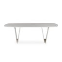 Ver mais imagens de Mesa de Jantar 6 Lugares Retangular Tampo Vidro/MDF Lavanda