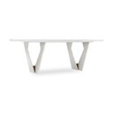 Ver imagem 2 de Mesa de Jantar 6 Lugares Retangular Tampo Vidro/MDF Lavanda