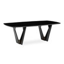 Ver imagem 2 de Mesa de Jantar 6 Lugares Retangular Tampo Vidro/MDF Lavanda