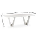 Ver imagem 4 de Mesa de Jantar 6 Lugares Retangular Tampo MDF Linha Lavanda