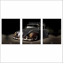 Ver imagem 2 de Kit 3 Quadro Fusca Placa Decorativa Carros Antigo Vintage 28x20cm