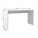 Ver imagem 2 de Mesa Escritório Escrivaninha Notebook Compact S - Branca