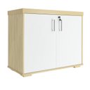 Ver imagem 3 de Kit 2 Peças Balcão Baixo 2 Portas com Gaveteiro Volante 3 Gavetas Tamburato