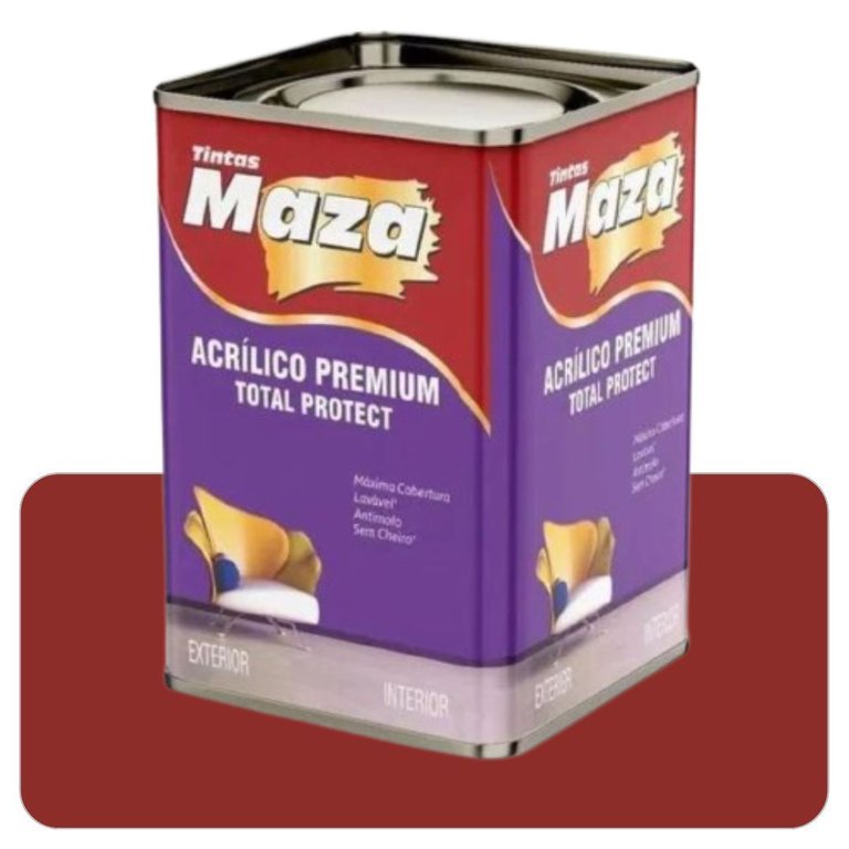 Tinta Premium Terracota Barroco 18l Protect Fosco Maza