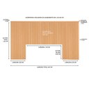 Ver imagem 6 de Ripas Para Cabeceira De Cama Casal/Queen/King 240Cm 