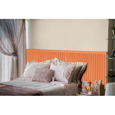 Ripas para Cabeceira de Cama Casal/Queen/King 240cm Laranja