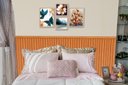 Ver imagem 3 de Ripas para Cabeceira de Cama Casal/Queen/King 240cm Laranja