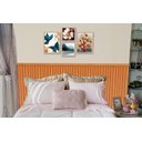 Ver imagem 3 de Ripas para Cabeceira de Cama Casal/Queen/King 240cm Laranja