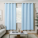 Ver imagem 1 de Cortina Basic Blackout 2,20 x 1,30 m para Varão Simples 1: Azul