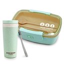 Ver imagem 1 de Kit Marmita 800ml e Copo de Trigo 300ml Verde