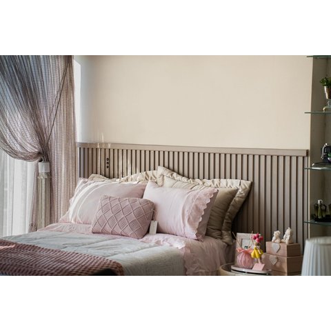 Ripas para Cabeceira de Cama Casal/Queen/King 240cm Bege
