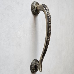 Puxador Duplo Stylus Bronze Antigo 300mm Porta Pivotante Correr Madeira Vidro Colonial Clássico Rúst - 2