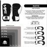 Luva de Boxe Rustic Branco 14oz - 5