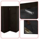 Ver imagem 7 de Base Cama Box Solteiro Otto Suede Marrom para Colchão 188x88x39cm Dobrável Reforçada - Arkell