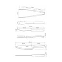 Ver imagem 4 de Kit para Churrasco Tramontina Plenus com Laminas em Aço Inox e Cabos de Polipropileno Marrom 3 Peç