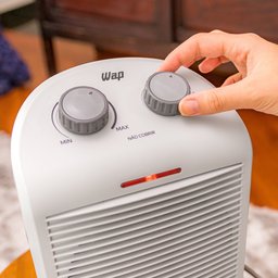 Aquecedor de Ar Portátil Air Heat 3 em 1 1500w 127v WAP Branco - 14