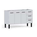 Ver imagem 2 de Armário Gabinete para Cozinha em Aço Pia 150cm Novo Vênus Branco