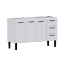 Ver mais imagens de Armário Gabinete para Cozinha em Aço Pia 150cm Novo Vênus Branco