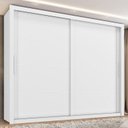 Ver imagem 1 de Guarda Roupa Casal Essencial 2 Portas de Correr 6 Gavetas Branco/Absoluto