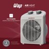 Aquecedor de Ar Portátil Air Heat 3 em 1 1500w 220v WAP Branco - 5