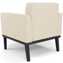 Ver imagem 7 de Poltrona Base Madeira Preto Kit 2 Ana Linho Bege - Ibiza