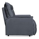 Ver imagem 3 de Poltrona Confortável Orion do Papai Reclinável em Veludo:cinza
