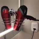 Ver mais imagens de Suporte para Secador de Cabelo com Ventosa Abs Aço Cromado Faciliti Schmitt