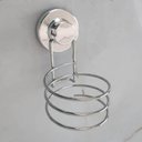 Ver imagem 3 de Suporte para Secador de Cabelo com Ventosa Abs Aço Cromado Faciliti Schmitt