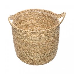 Conjunto 3 Cachepots de Fibra Natural com Alça e Forro de Plástico - Wolff 61657 - 4
